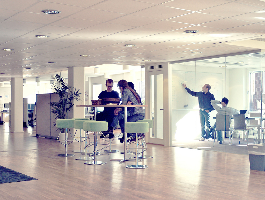 La oficina de Spotify en Suecia. Foto Flickr