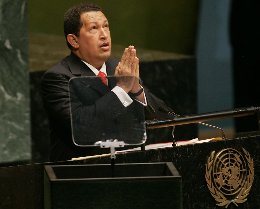 Hugo Chavez. En la ONU en septiembre de 2006
