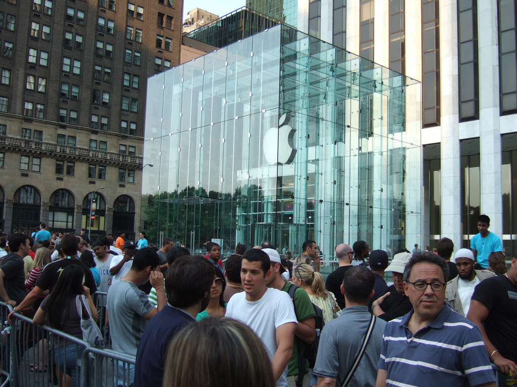 Apple Store en Manhattan. Foto: Flickr