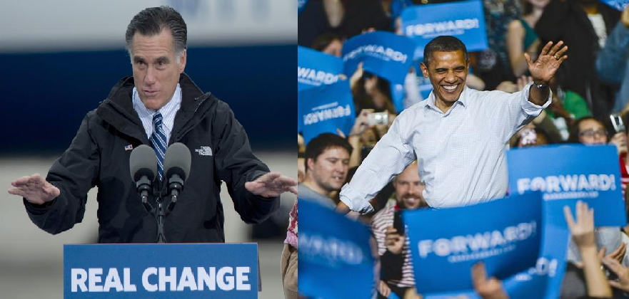 Mitt Romney y Barack Obama. Foto EFE
