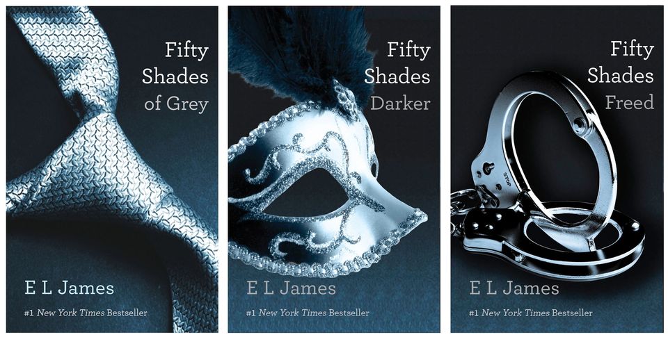 Trilogía: "Cincuenta sombras de Grey" de E.L. James