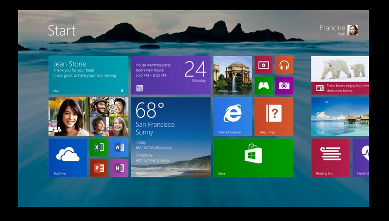 Windows 8.1. Foto Mashable