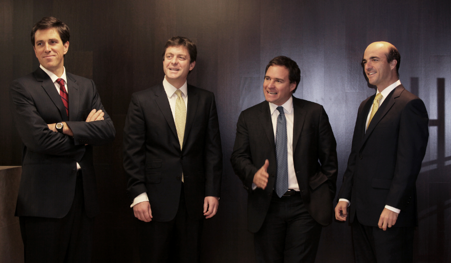 Los socios de PICTON en pleno: José Miguel Ureta, Augusto Undurraga, Matías Eguiguren y Gregorio Donoso.