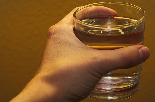 Vaso de agua. Foto Flickr