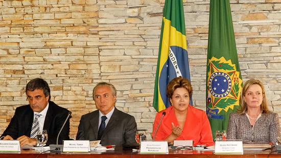 Dilma Rousseff y ministros
