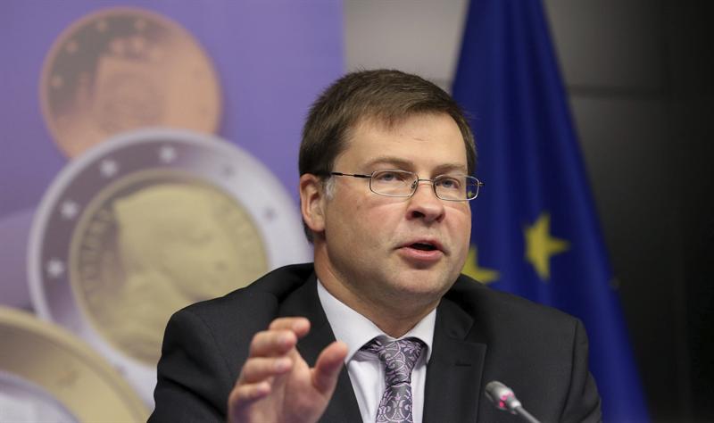 Valdis Dombrovskis, primer ministro de Letonia. Foto EFE